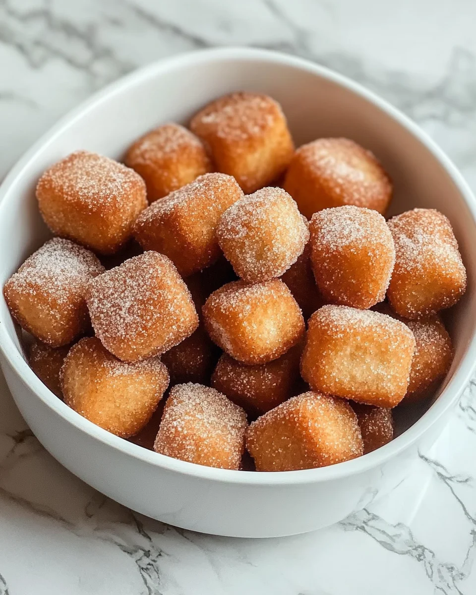 Sweet Air Fryer Churro Bites