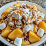 millionaire peach salad