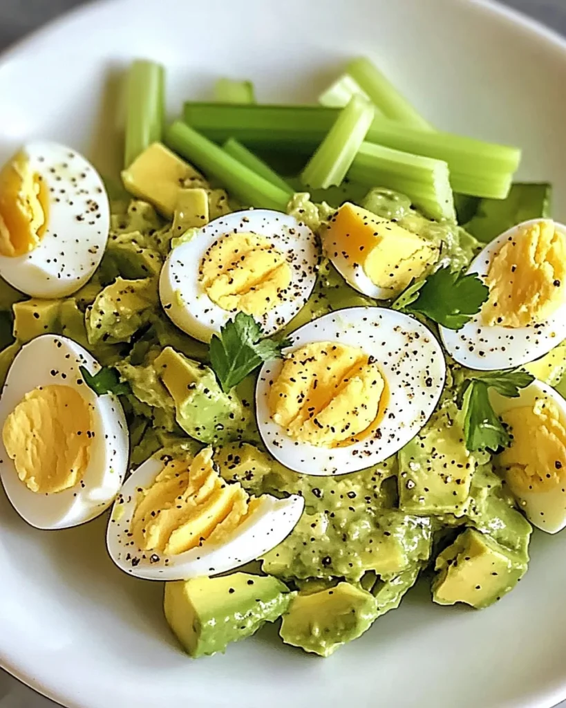 Keto Avocado Egg Salad