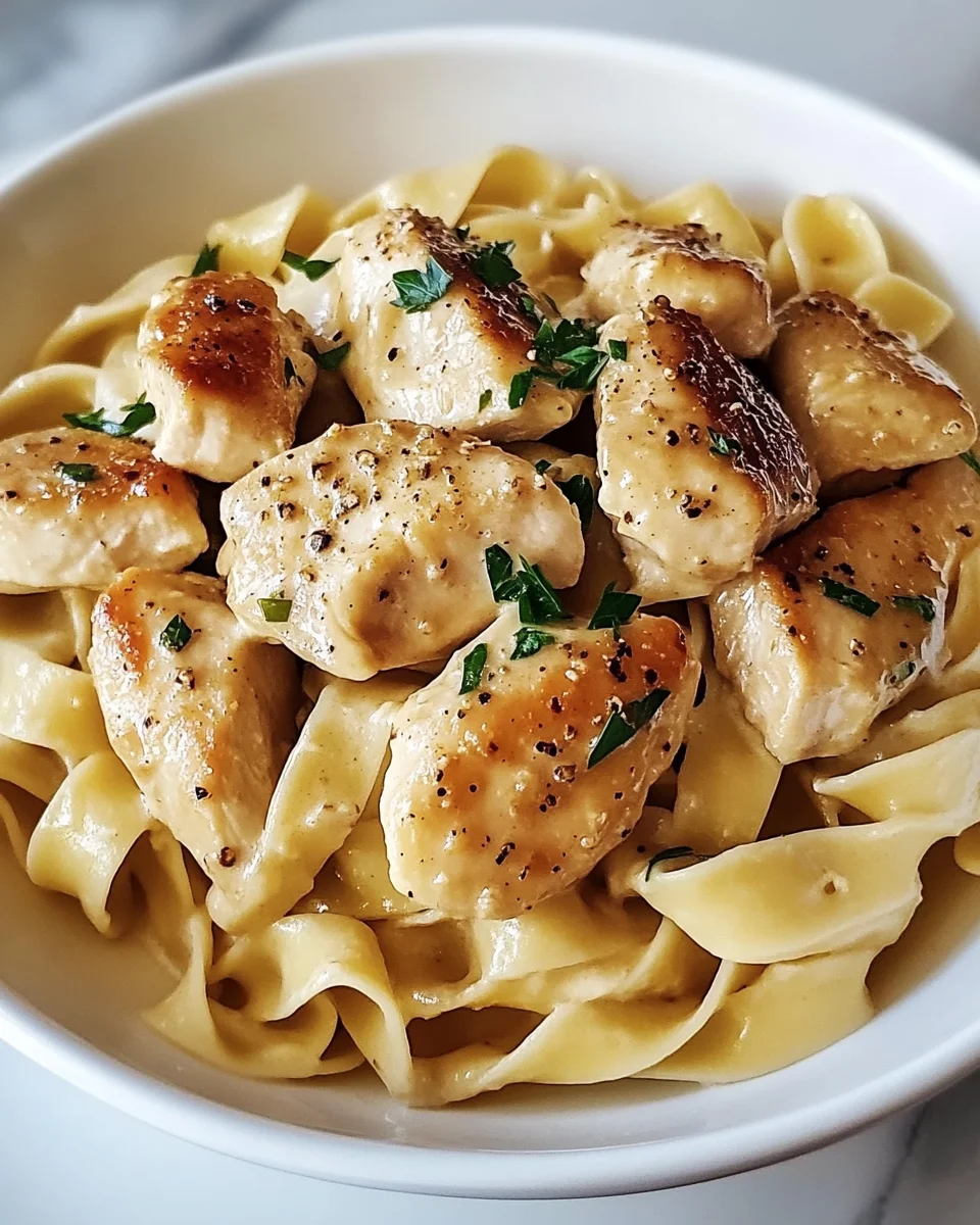 Chicken with Buttered Noodles