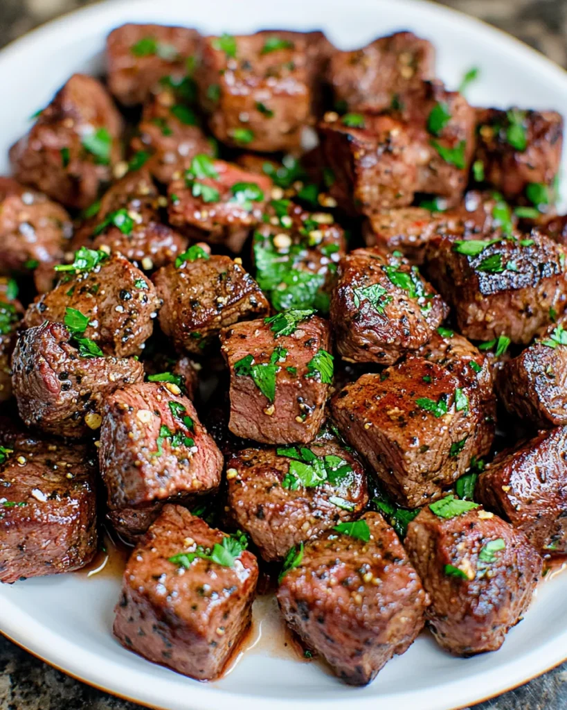 Juicy Garlic Butter Steak Bites