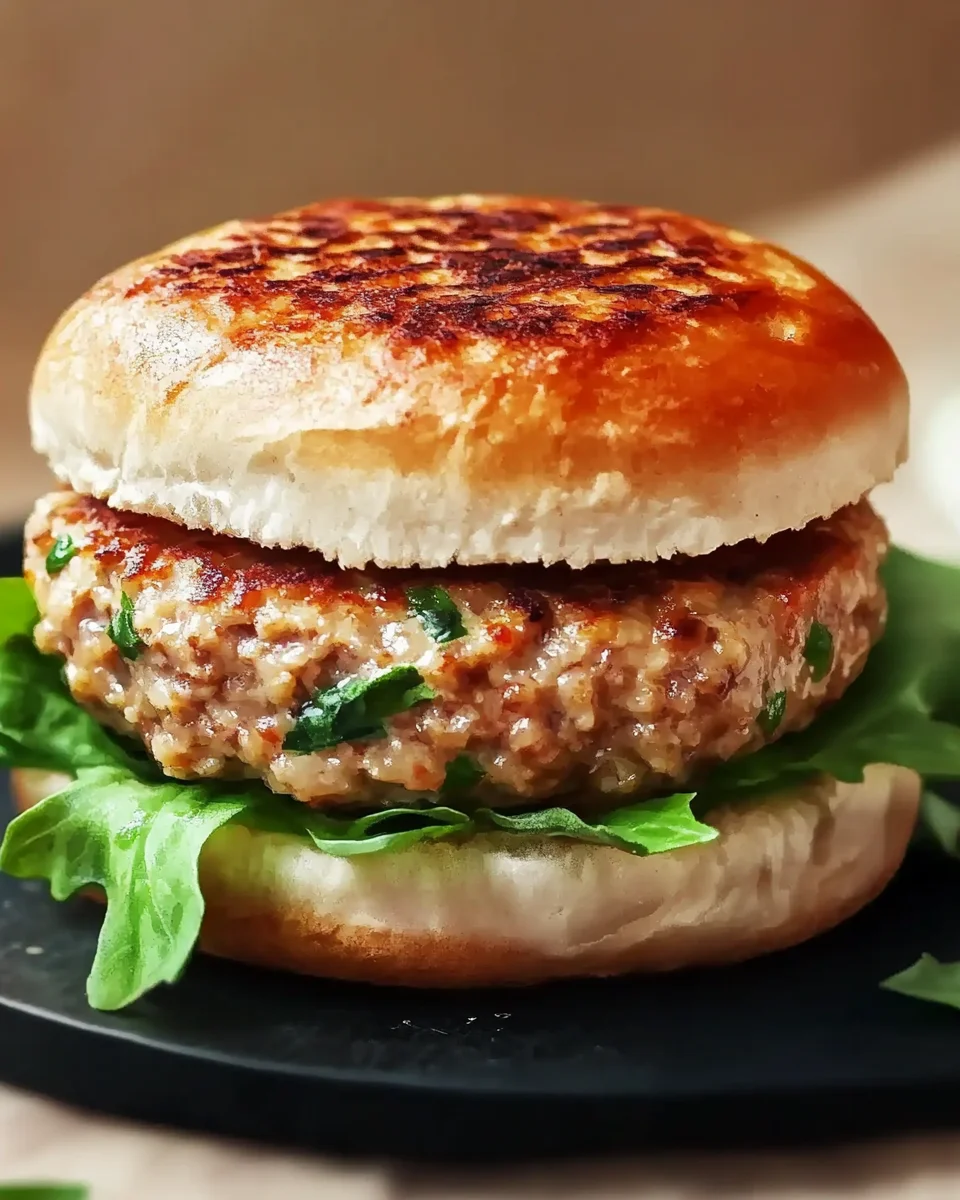 Juicy Ground Turkey Burgers