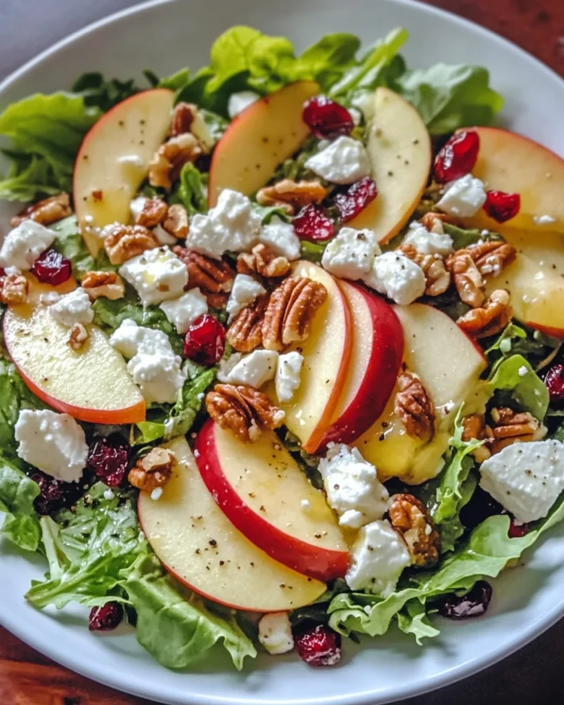 Honeycrisp Apple and Feta Salad