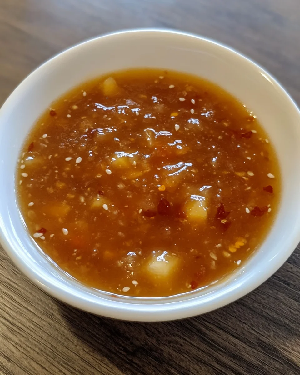 Sweet Chili Pineapple Sauce