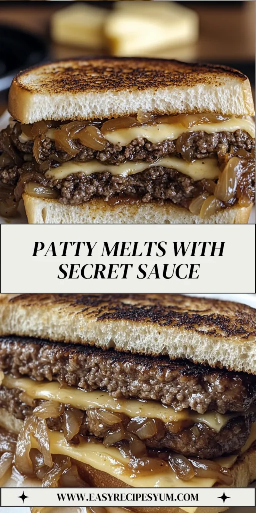 Patty Melts with Secret Sauce