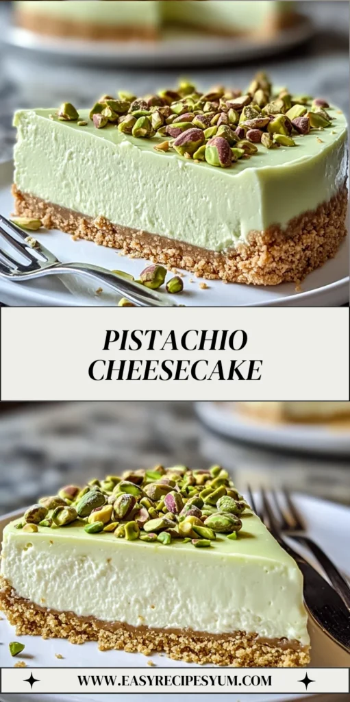 Pistachio Cheesecake