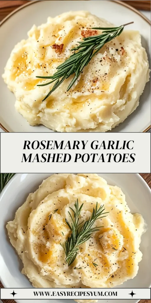 Rosemary Garlic Mashed Potatoes