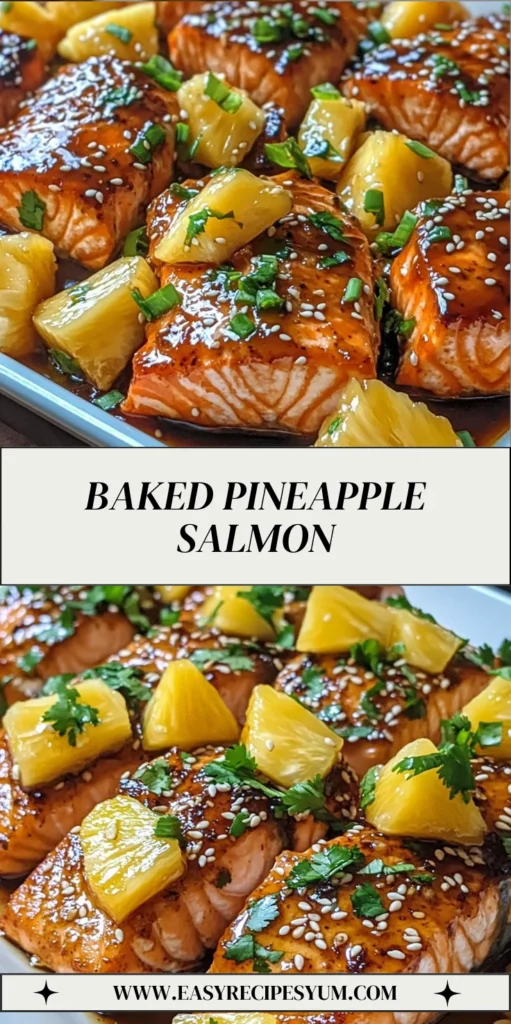 Baked Pineapple Salmon