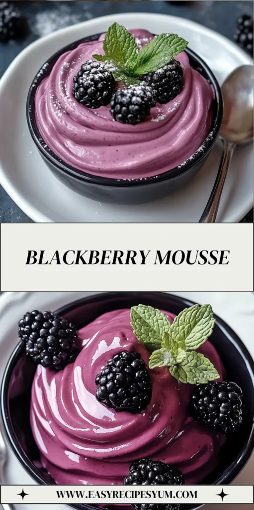 Blackberry Mousse