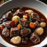 French-Style Beef Stew with Red Wine