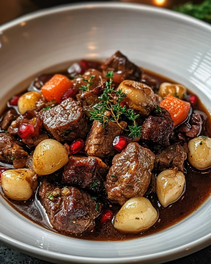 French-Style Beef Stew with Red Wine