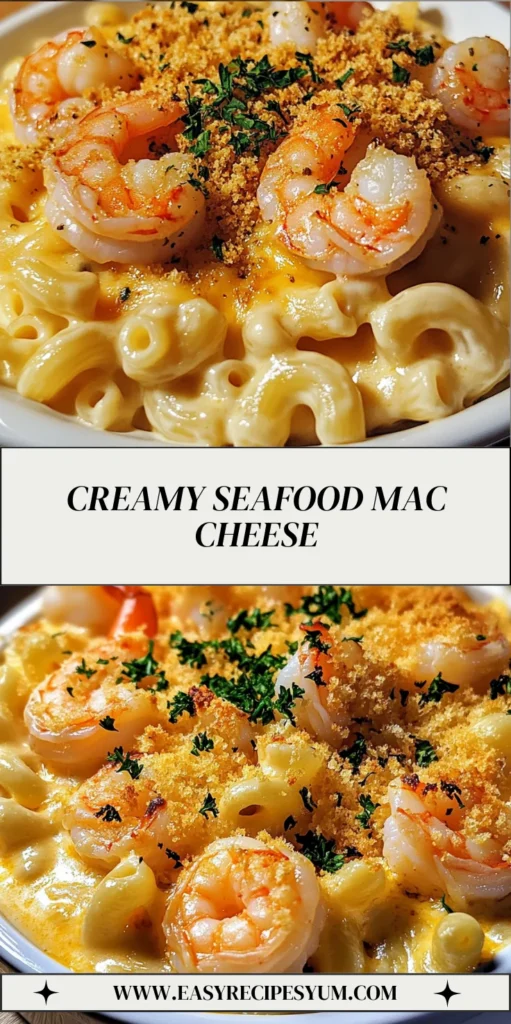 Creamy Seafood Mac Cheese