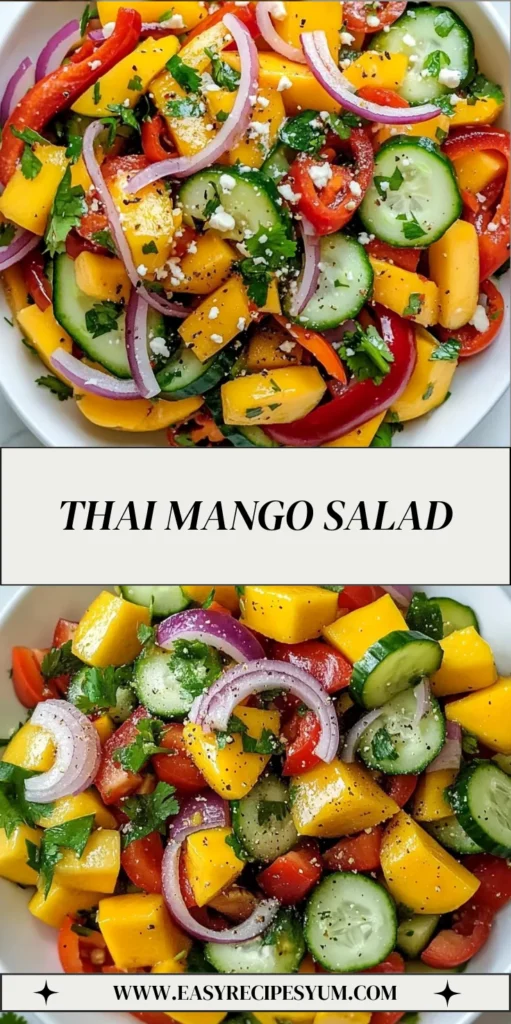 Thai Mango Salad – A Spicy & Sweet