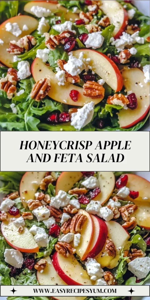 Honeycrisp Apple and Feta Salad