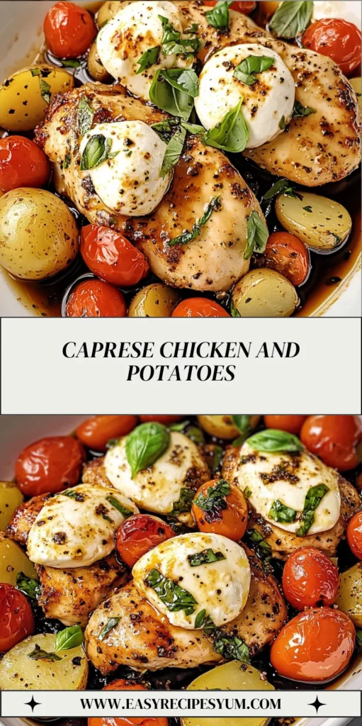 Caprese Chicken and Potatoes