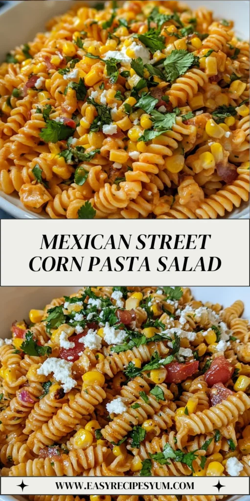 Mexican Street Corn Pasta Salad