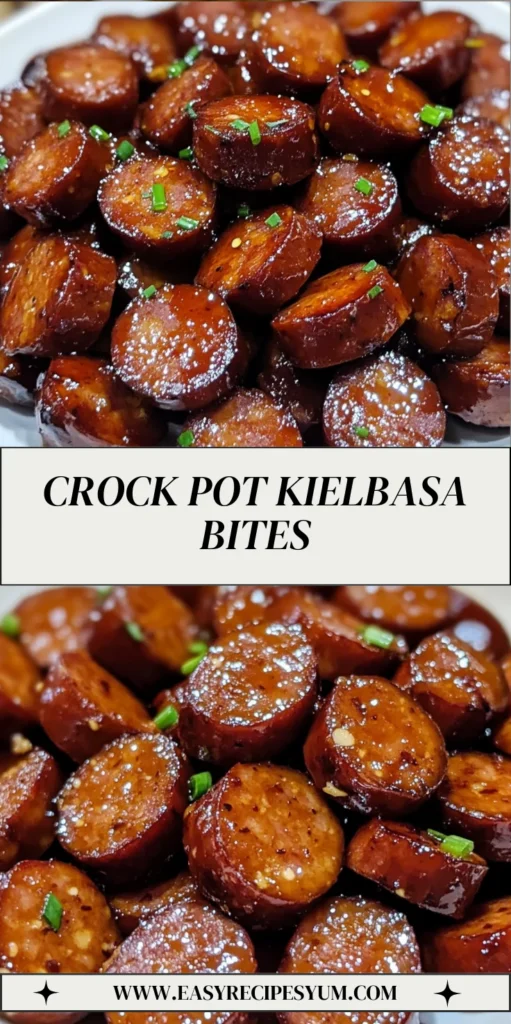 crock pot kielbasa bites