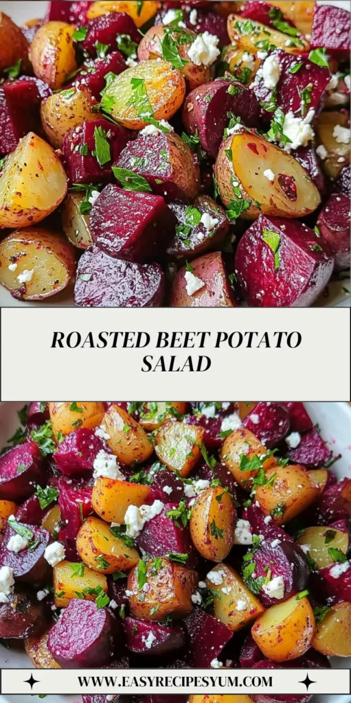 Roasted Beet Potato Salad