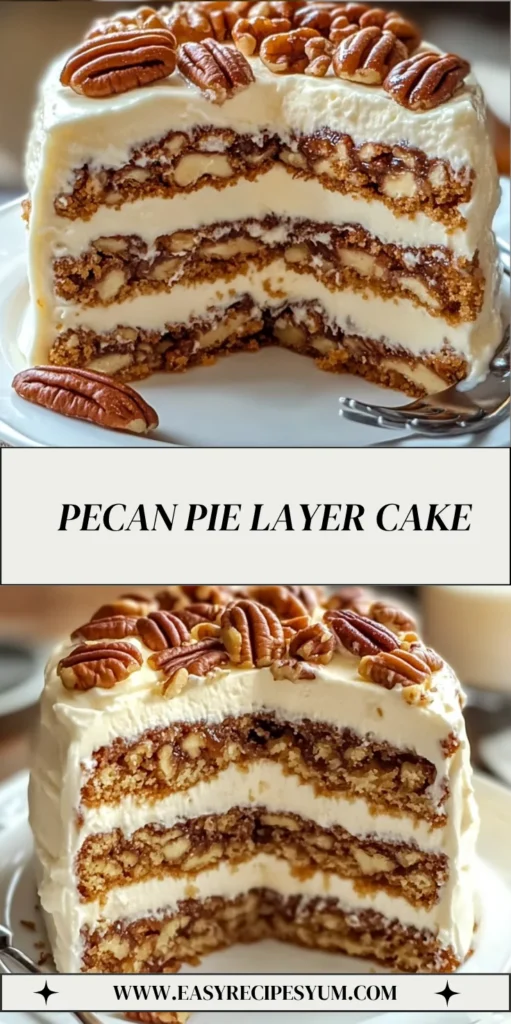 Pecan Pie Layer Cake