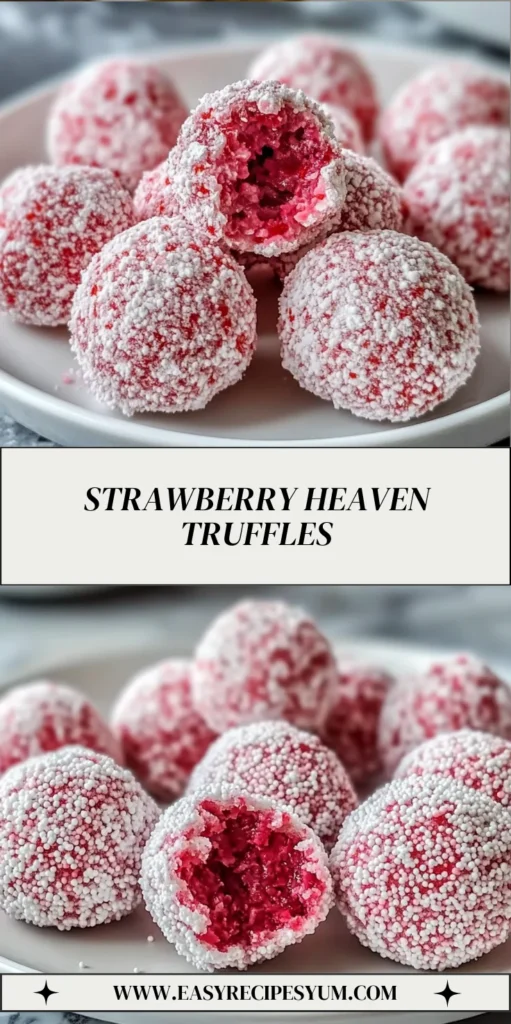 Strawberry Heaven Truffles