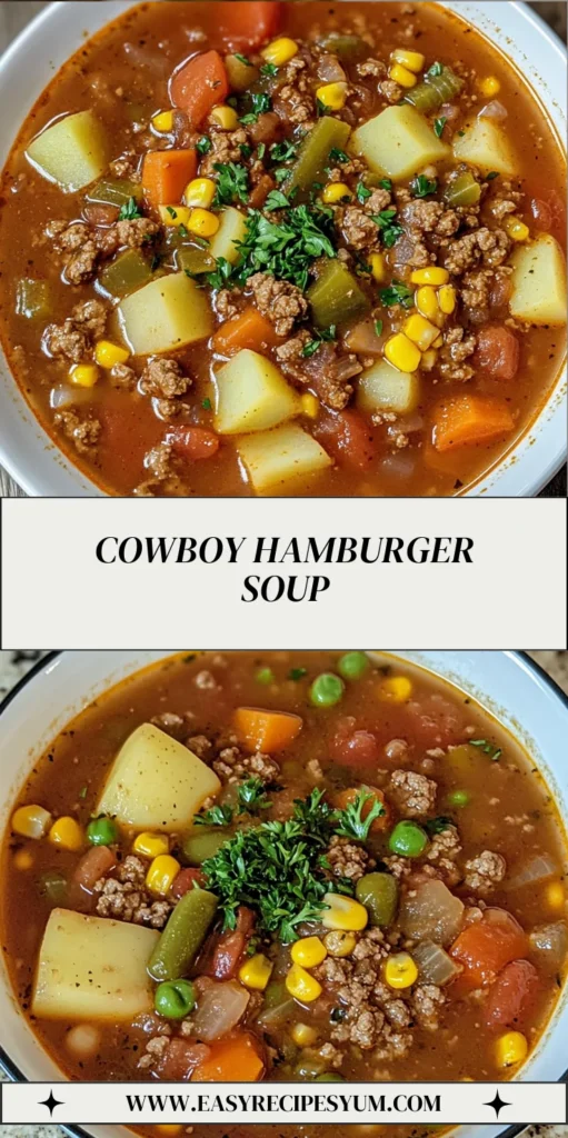 Cowboy Hamburger Soup