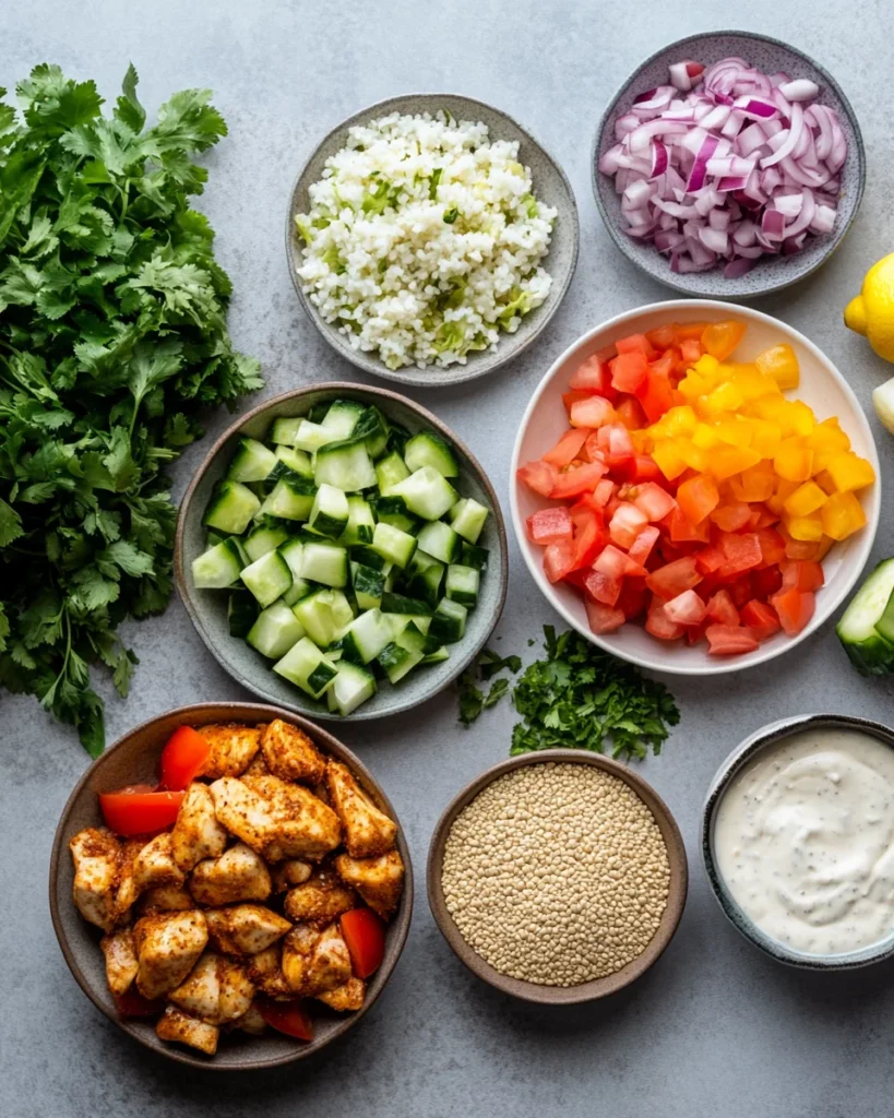Chicken Shawarma Bowl Recipe