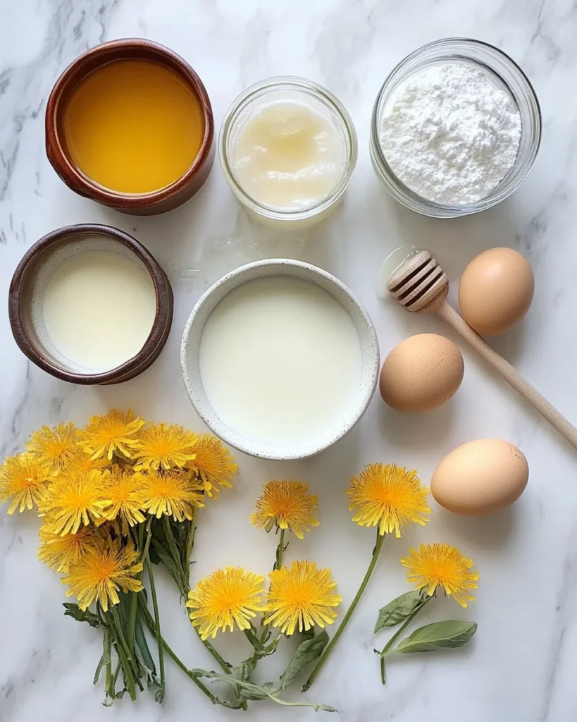dandelion & honey ice cream