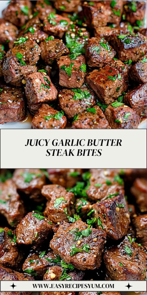 Juicy Garlic Butter Steak Bites