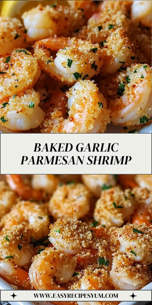Baked Garlic Parmesan Shrimp