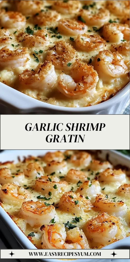 Garlic Shrimp Gratin