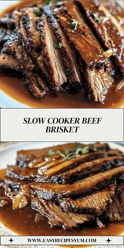 Slow Cooker Beef Brisket