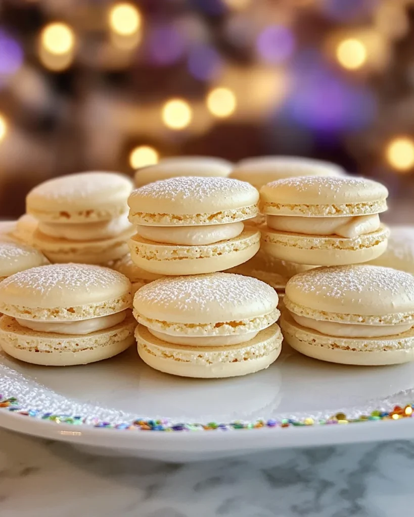 Birthday Cake Macarons