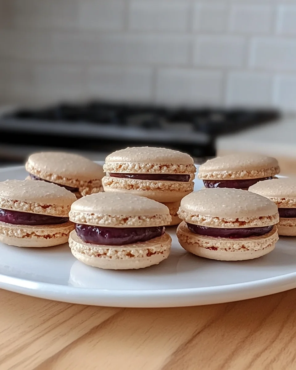 Blueberry Macaron