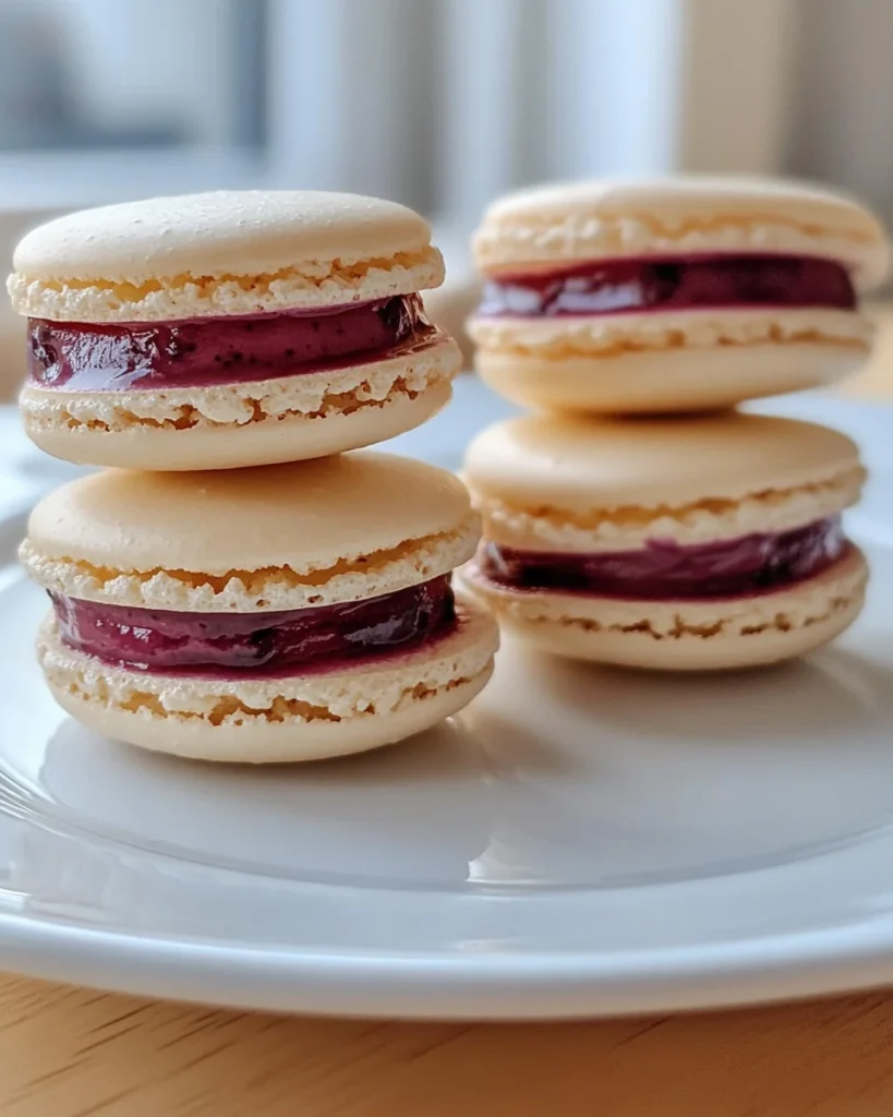 Blueberry Macaron