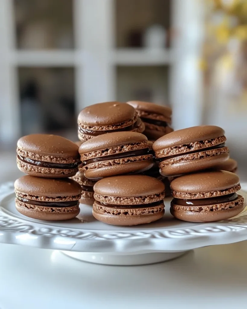 Chocolate Macarons