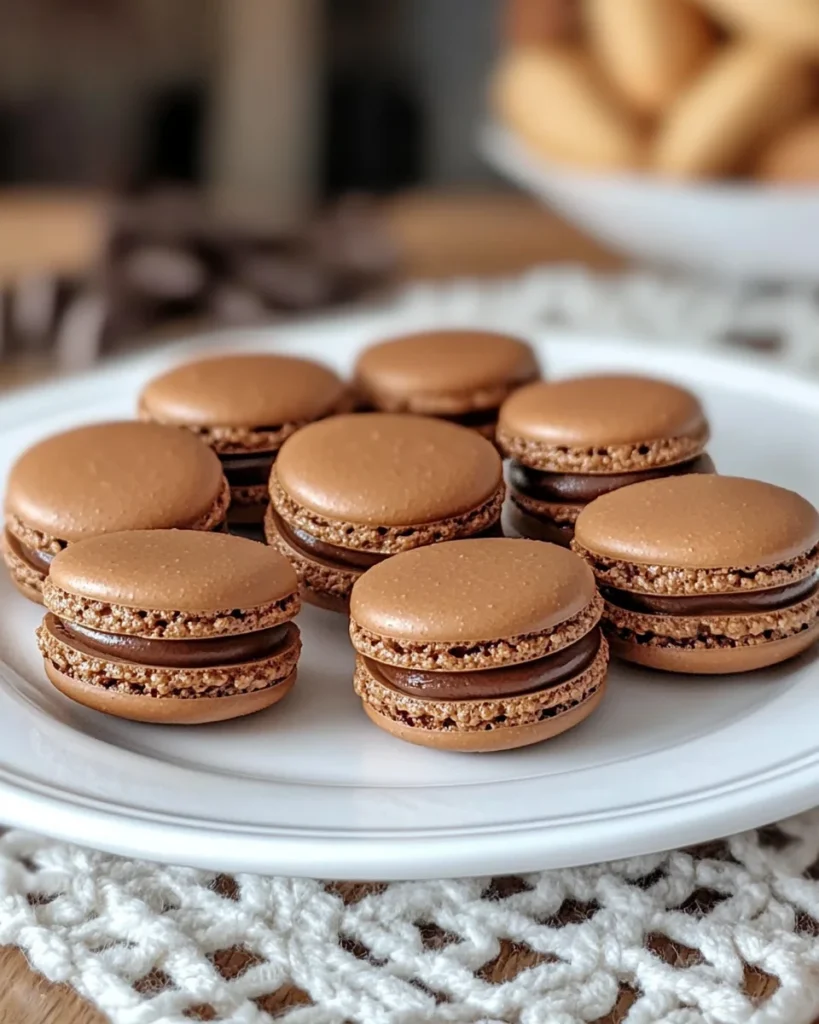 Chocolate Macarons