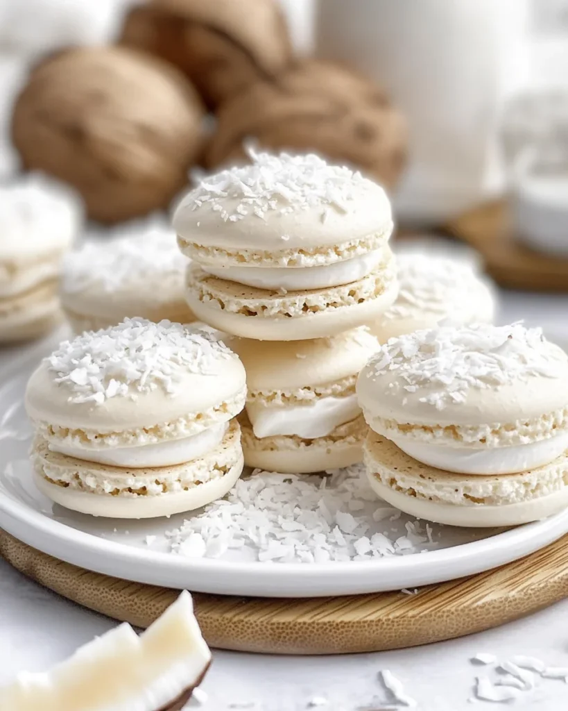 Coconut Macarons