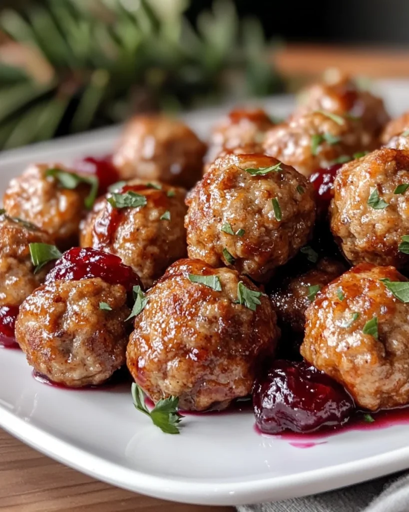 Cranberry Meatballs