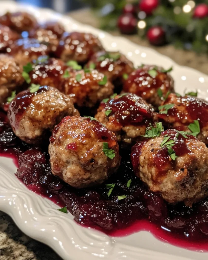 Cranberry Meatballs