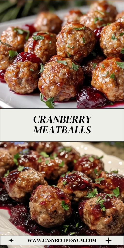 Cranberry Meatballs