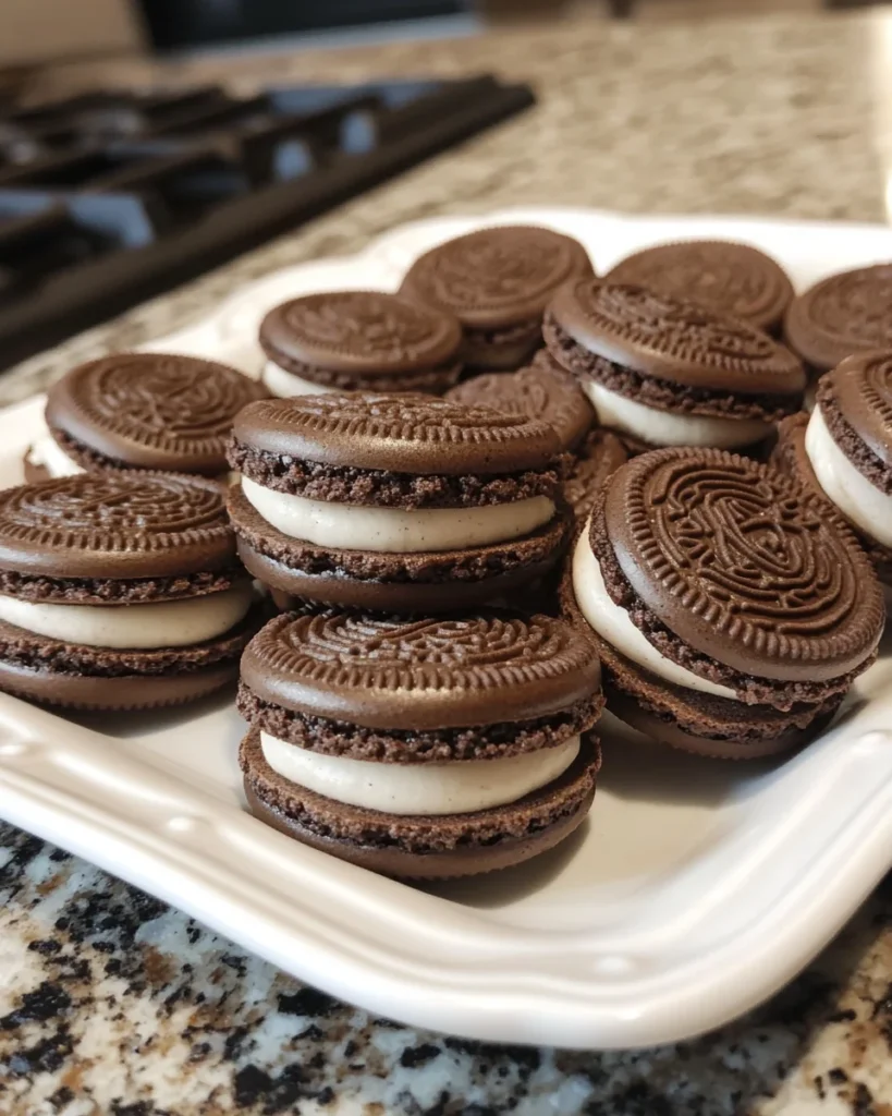 Crispy Chewy and Creamy Oreo Macarons