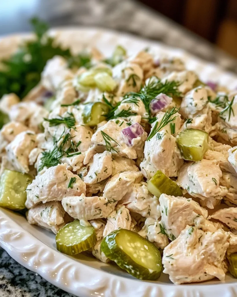 Dill Pickle Chicken Salad