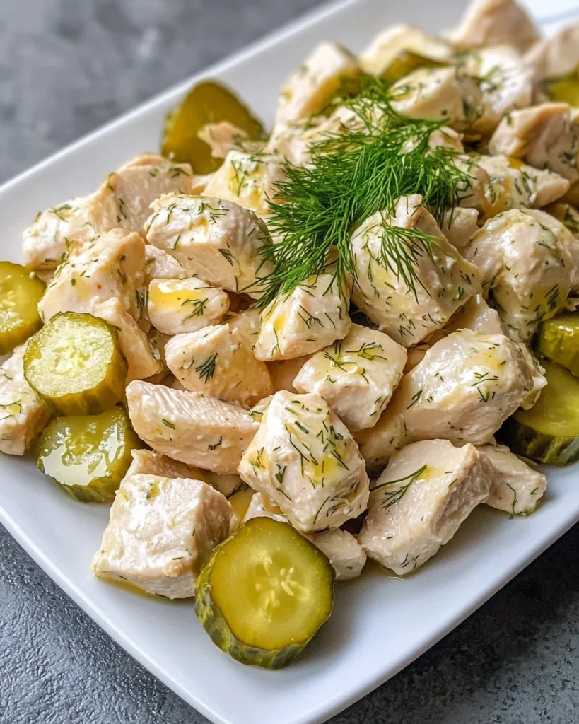 Dill Pickle Chicken Salad