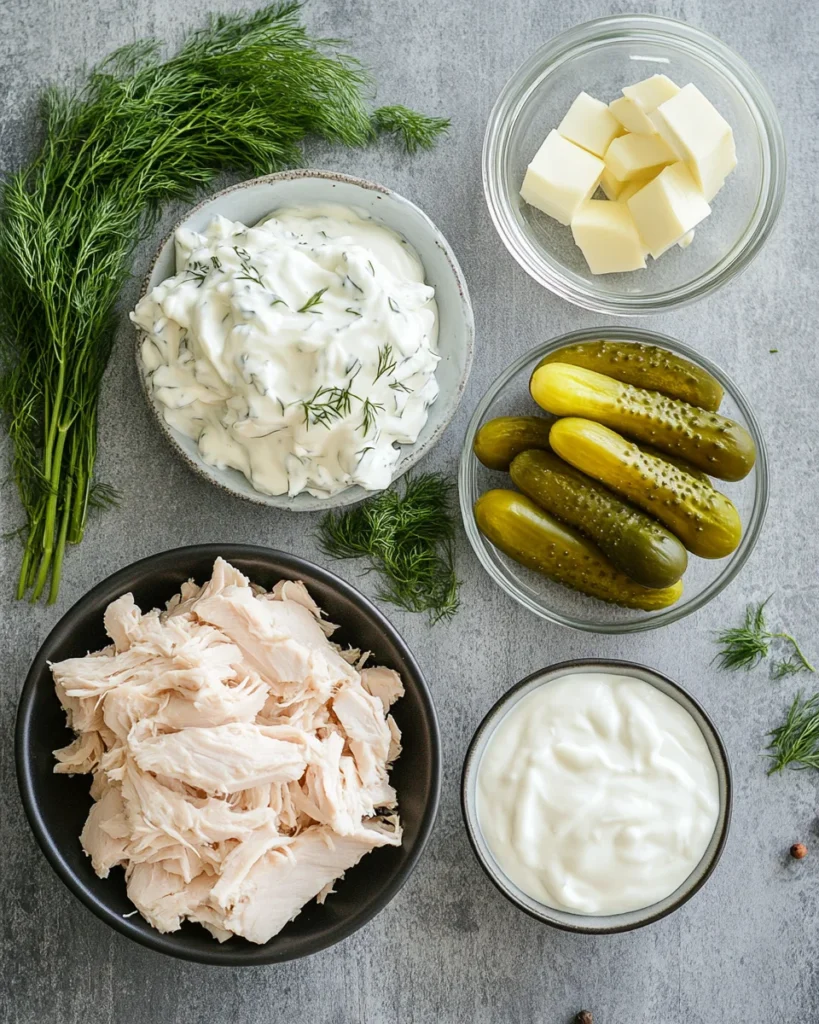 Dill Pickle Chicken Salad