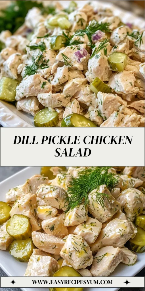 Dill Pickle Chicken Salad