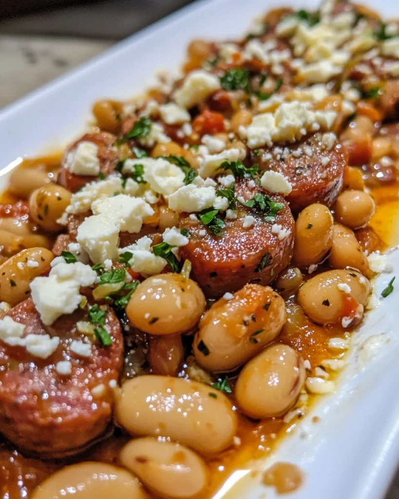 Greek Sausage and Beans