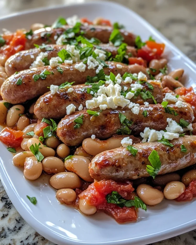 Greek Sausage and Beans