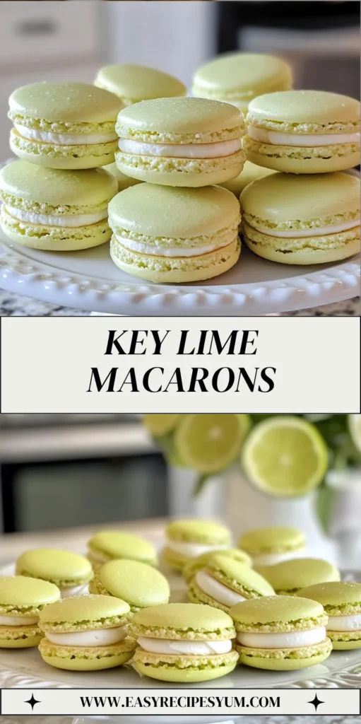 Key Lime Macarons