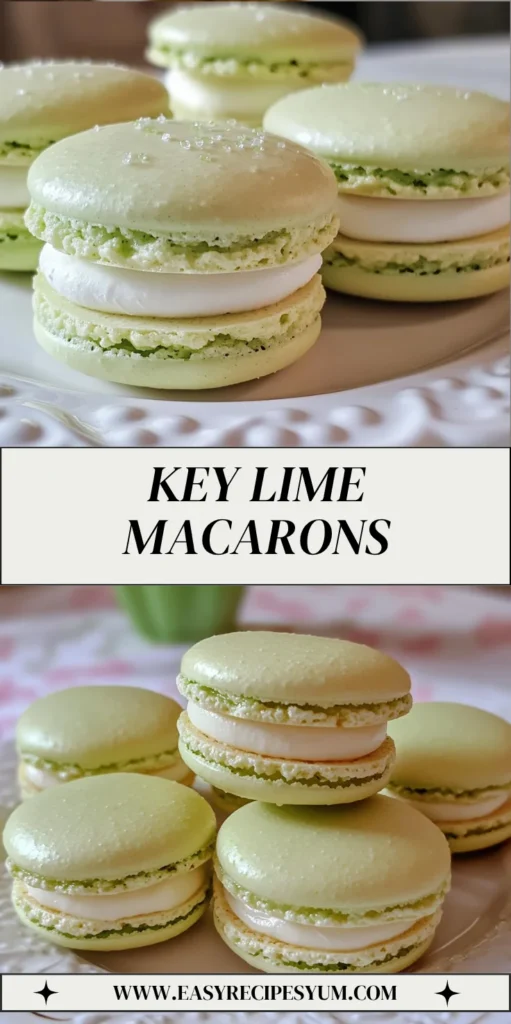 Key Lime Macarons