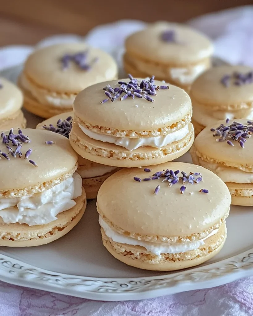 Lavender Macarons